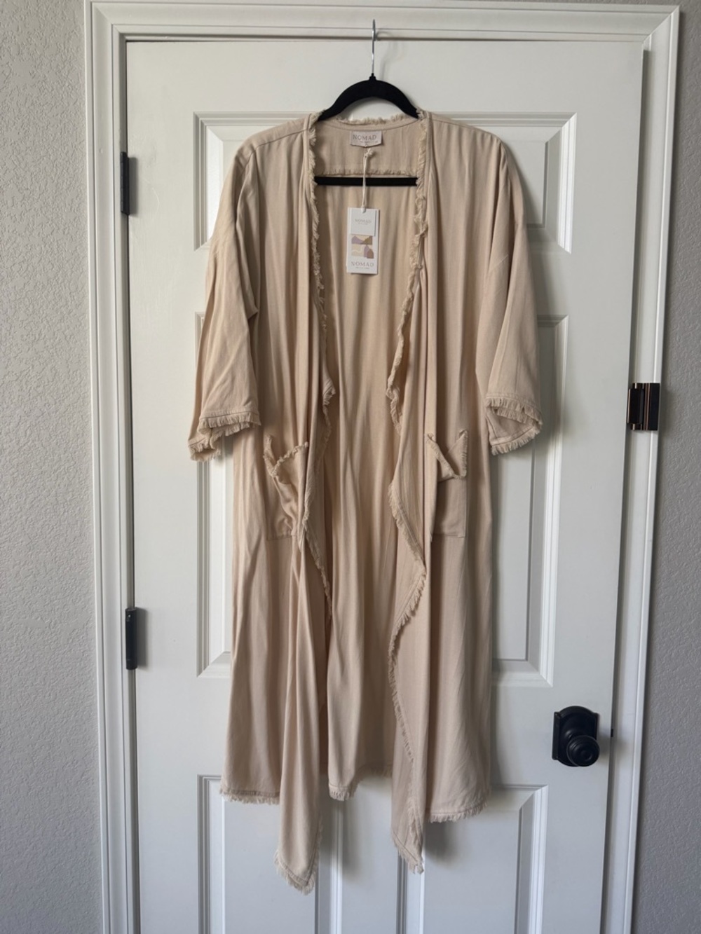 Nomad the Label Sabali Bamboo Kimono Stone (Cream) Size XS